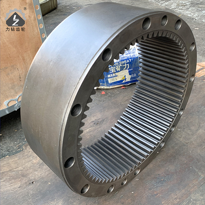 Máquina escavadora giratória Construction Machinery Parts de Ring Gear R245 do balanço
