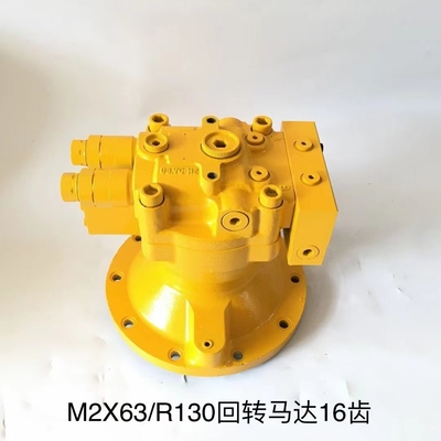 Máquina escavadora giratória Slew Motor de Swing Drive M2X63 R130 da máquina escavadora da caixa de engrenagens do curso