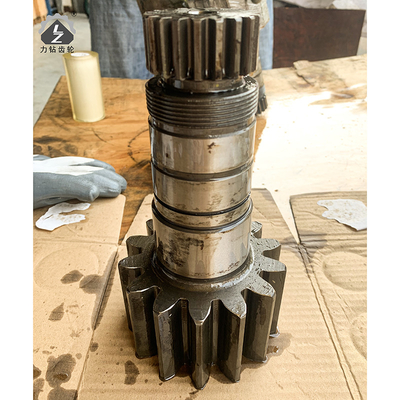 Máquina escavadora giratória Spare Parts da engrenagem do eixo do pinhão do balanço EX55