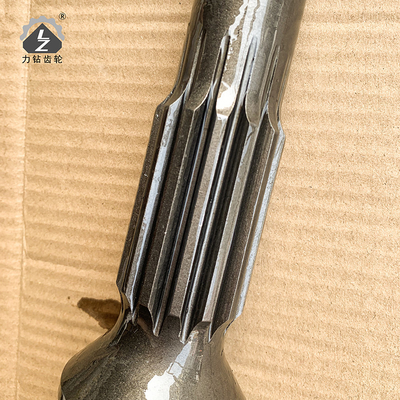 Máquina escavadora Gear Pinion Shaft 14*18H205 de forjadura de PC200-6 6D102
