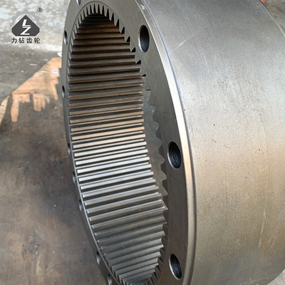 Máquina escavadora giratória Construction Machinery Parts de Ring Gear R245 do balanço