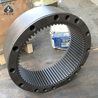 Máquina escavadora giratória Construction Machinery Parts de Ring Gear R245 do balanço