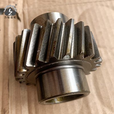 Dentes oblíquos pequenos do dobro de Drive Rotary Gearbox PC60 da máquina escavadora